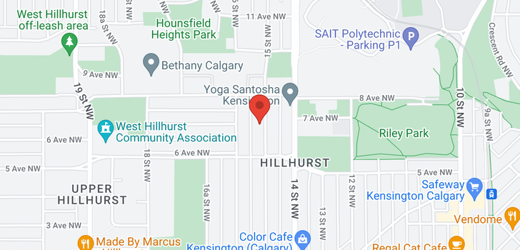 map of 729 15 Street NW